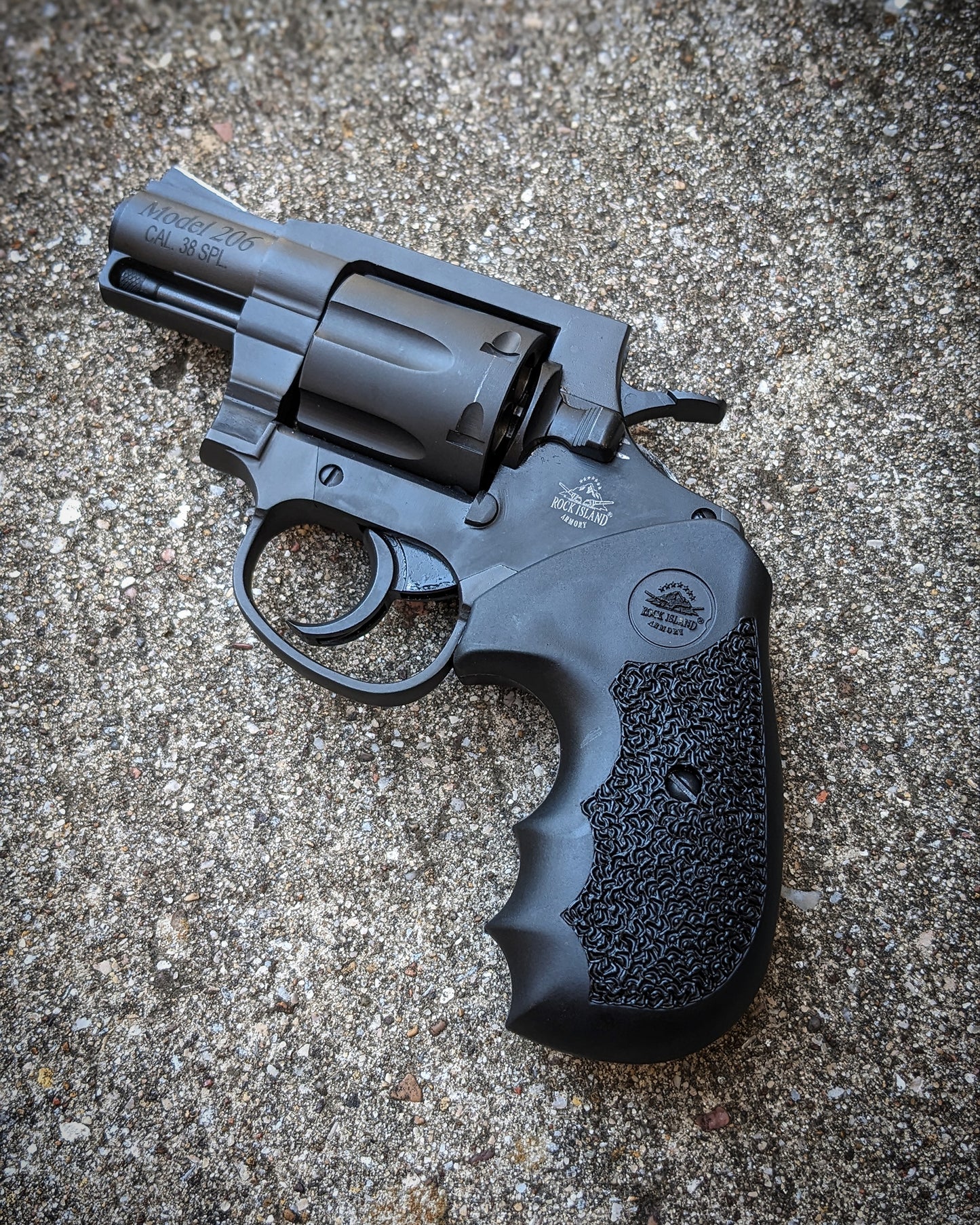 Armscor Rock Island Armory M200 M206 Polymer Grip Stippled - Vector -Half