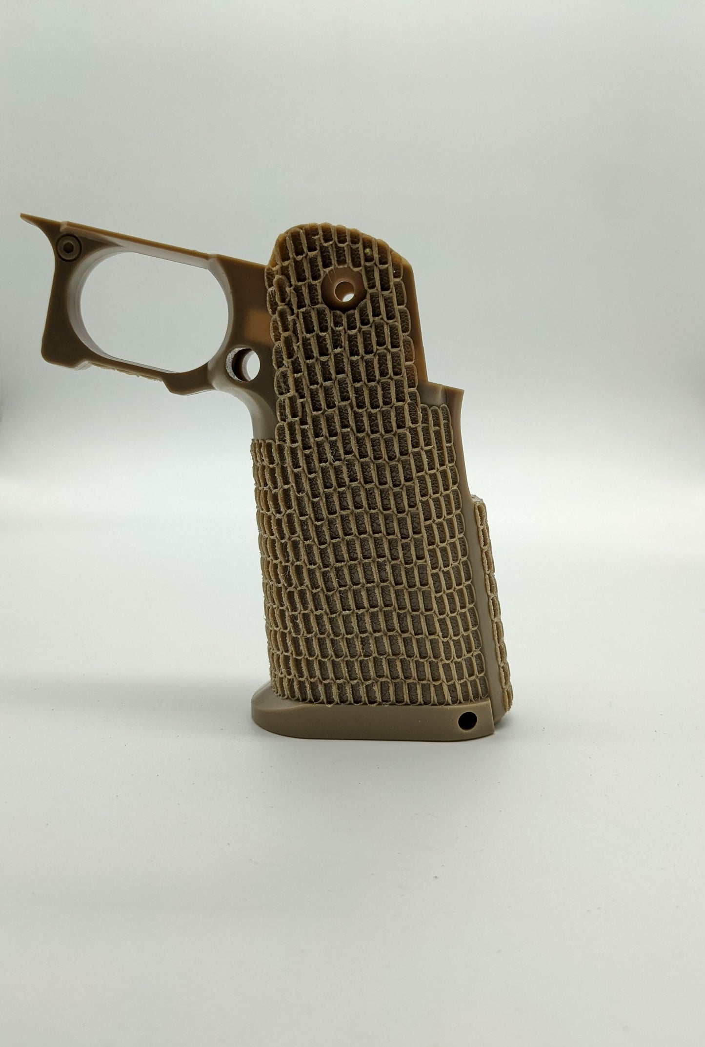 Cow Cow Hi-Capa 4.3/5.1 Stippled Grip - Dessert Wood