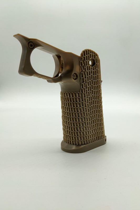 Cow Cow Hi-Capa 4.3/5.1 Stippled Grip - Dessert Wood