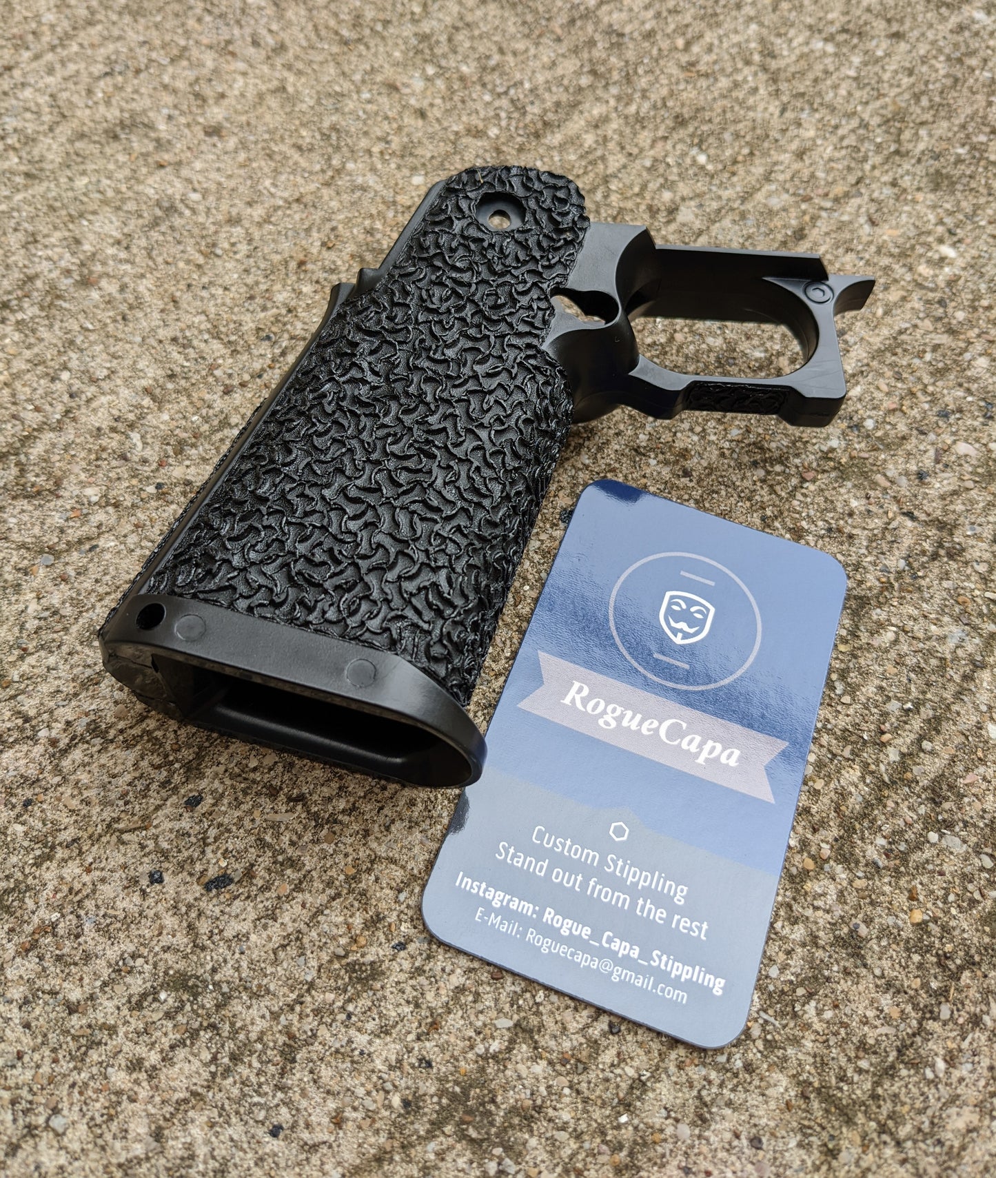 Cow Cow Hi-Capa 4.3/5.1 Stippled Grip - Elegant