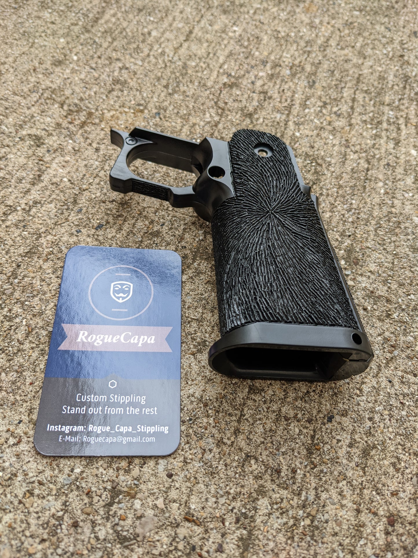 Cow Cow Hi-Capa 4.3/5.1 Stippled Grip - Vortex