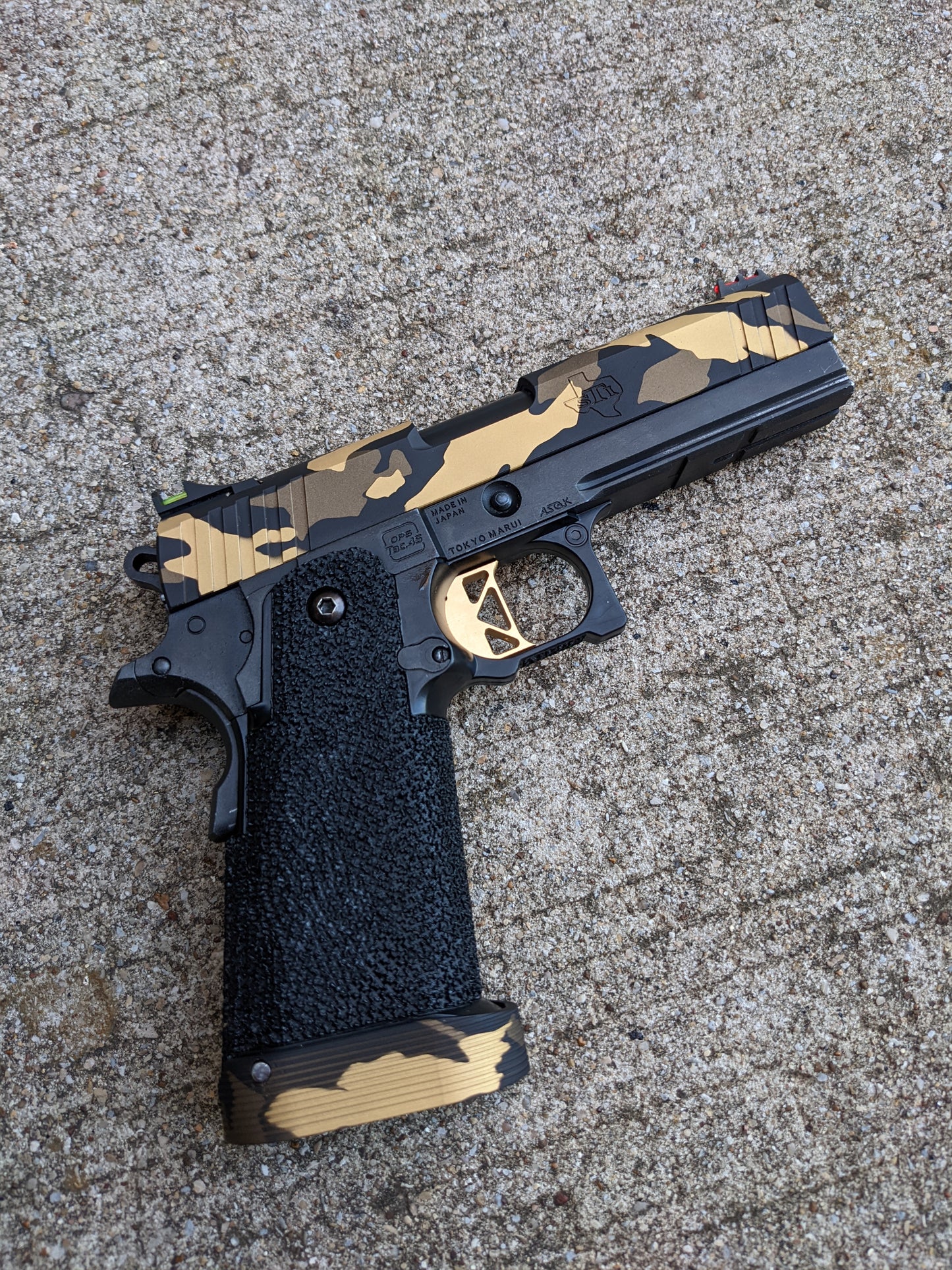 Cow Cow Hi-Capa 4.3/5.1 Stippled Grip - Micro Ping