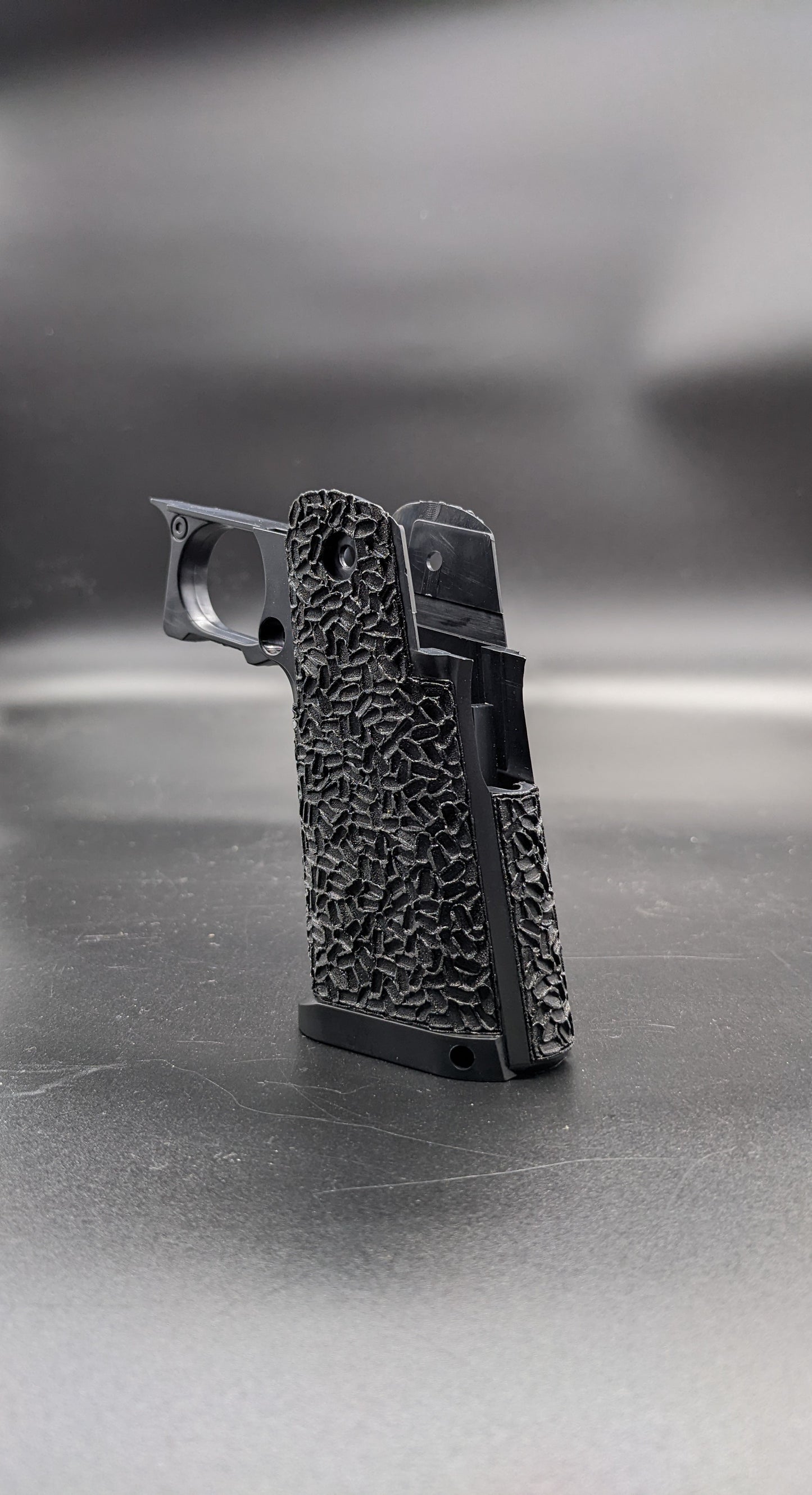 Cow Cow Hi-Capa 4.3/5.1 Stippled Grip - Wood Chips