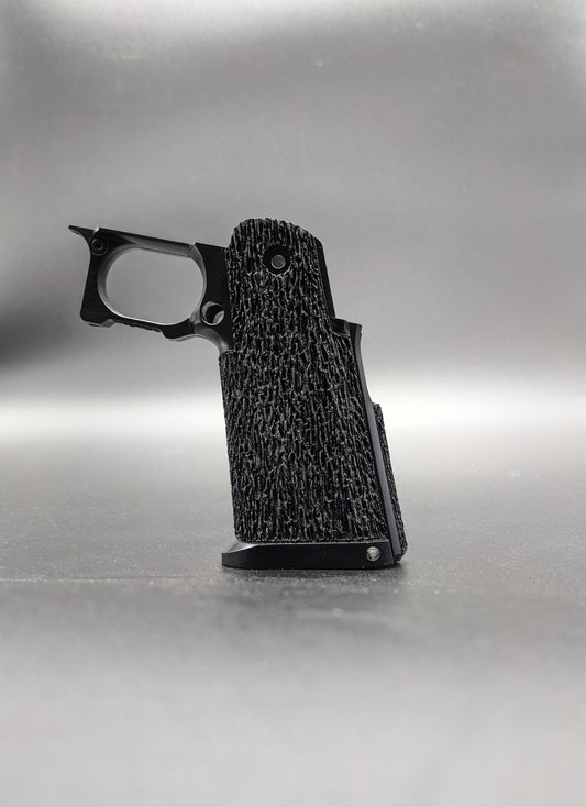 Cow Cow Hi-Capa 4.3/5.1 Stippled Grip - Wood Bark