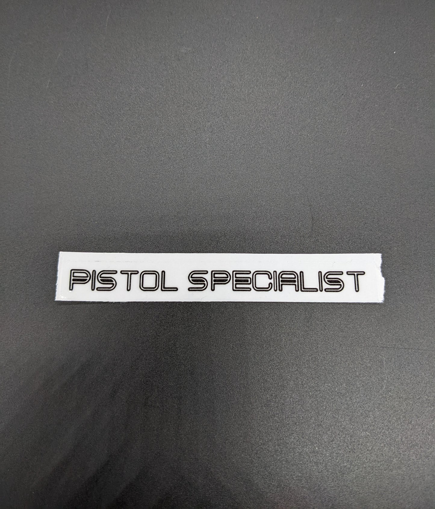 Mask Lens Decal - Pistol Specialist