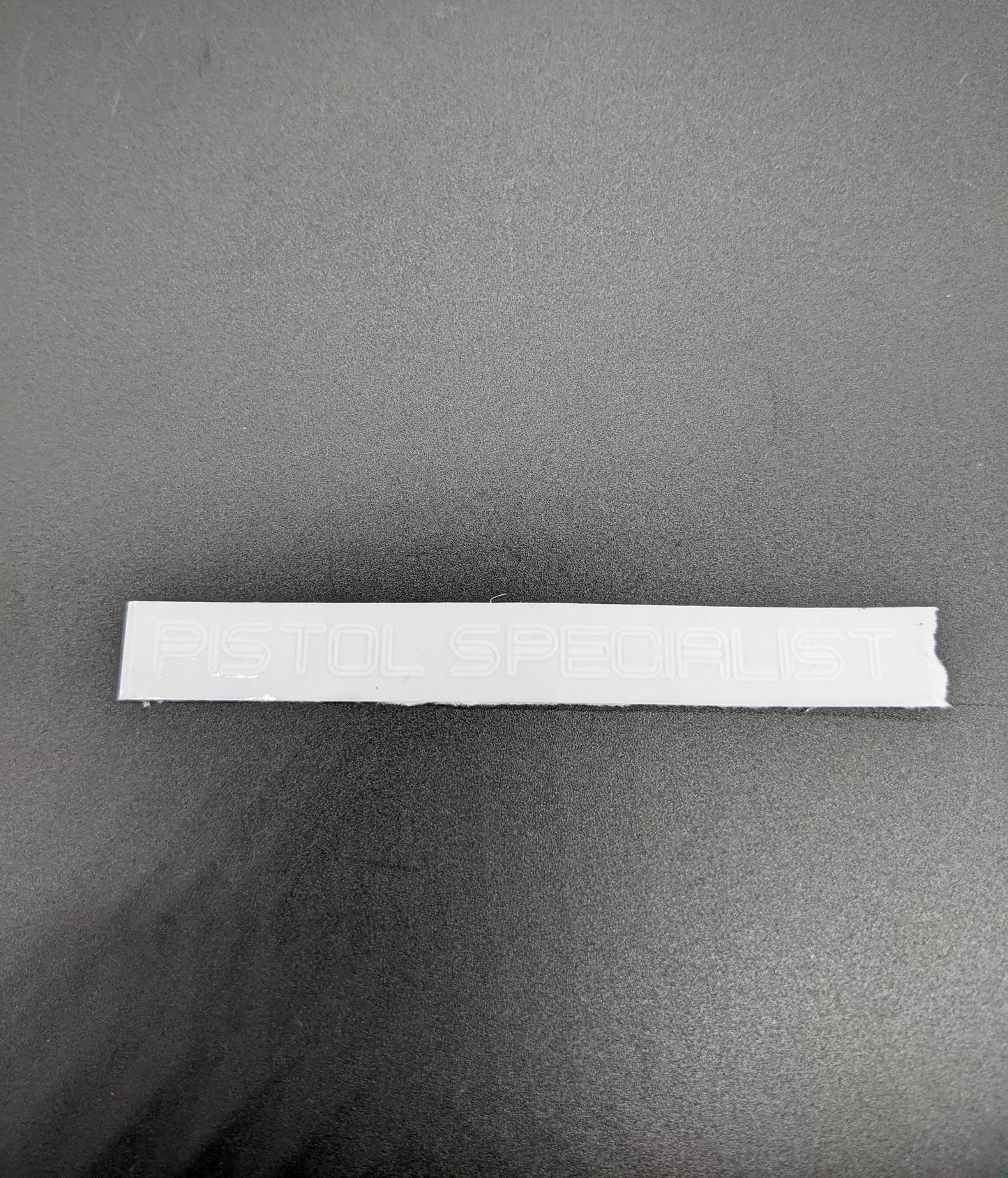 Mask Lens Decal - Pistol Specialist