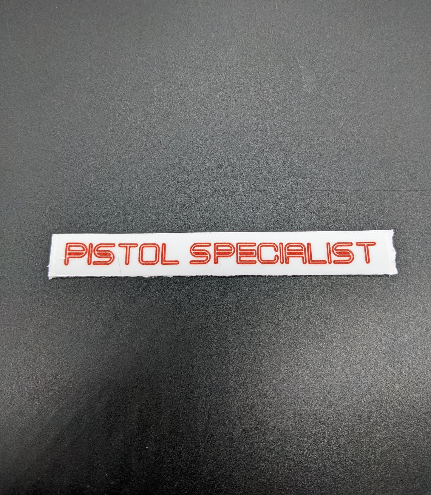 Mask Lens Decal - Pistol Specialist