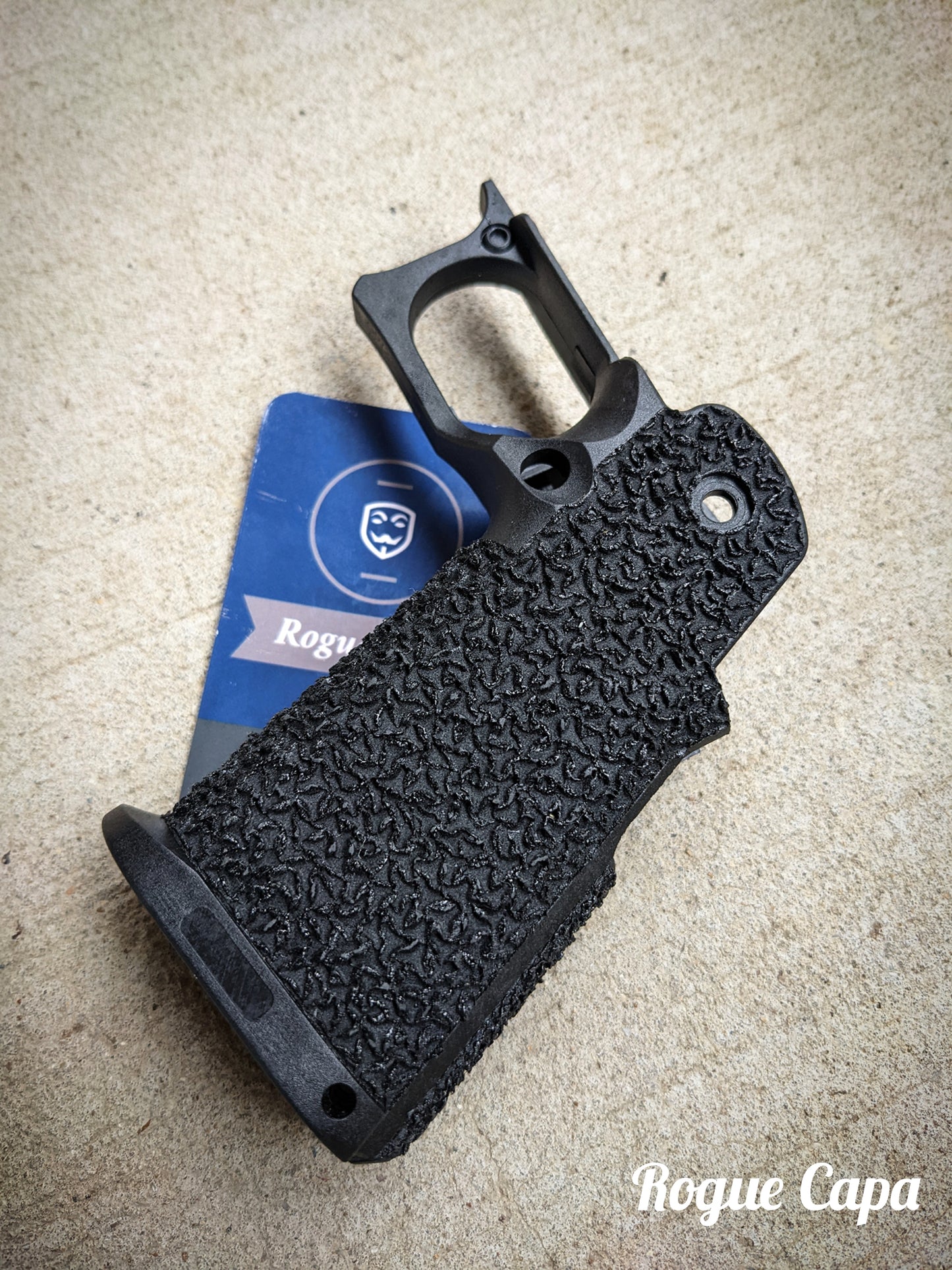 ICS 4.3/5.1 Hi-Capa Airsoft Grip Custom Stippled - Tri-Hard