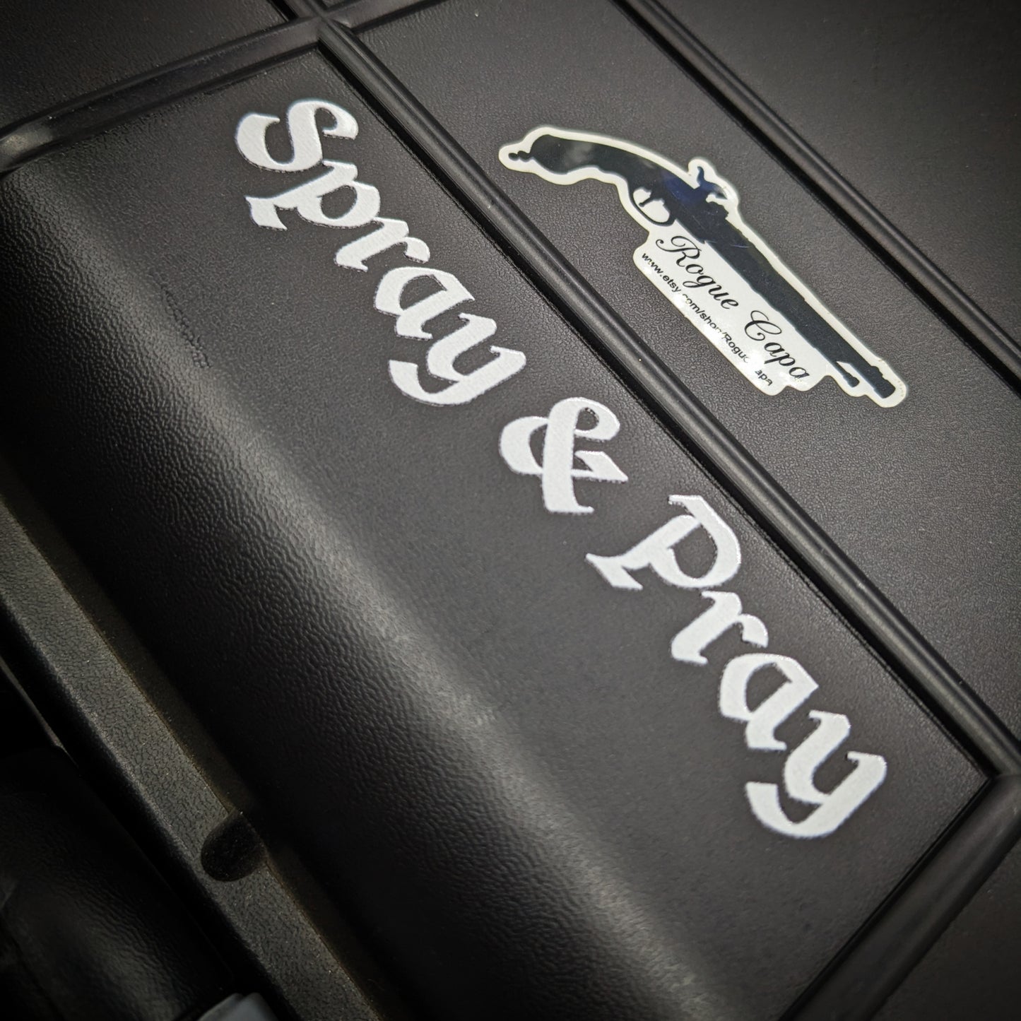 Mask Lens Decal - Spray & Pray