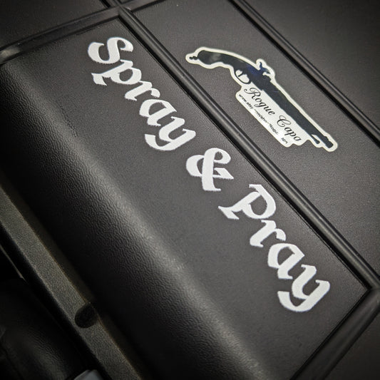 Mask Lens Decal - Spray & Pray