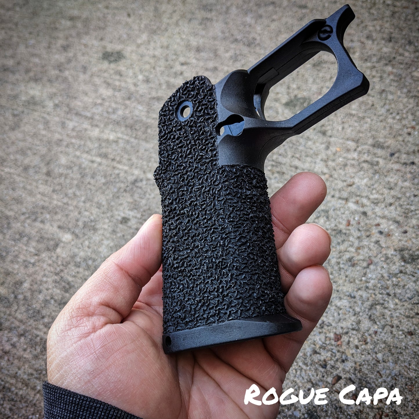 ICS 4.3/5.1 Hi-Capa Airsoft Grip Custom Stippled - Micro Tri-Hard