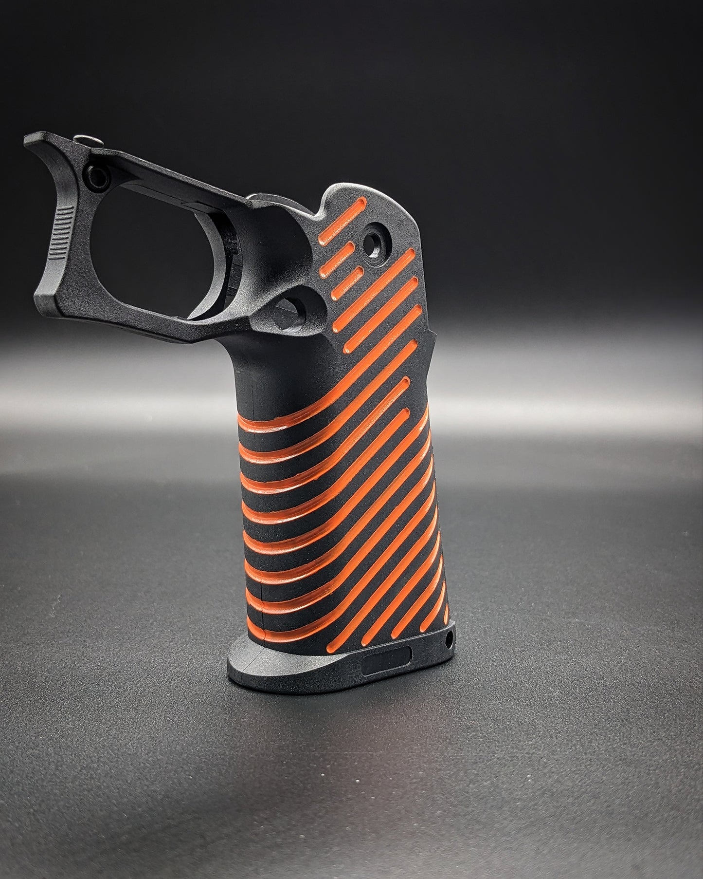 ICS 4.3/5.1 Hi-Capa Airsoft Grip - Stock (Orange Lines)