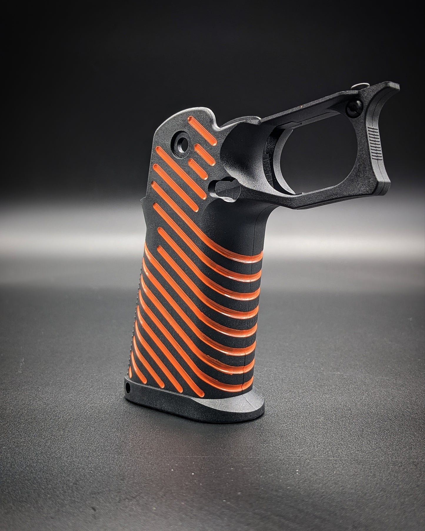 ICS 4.3/5.1 Hi-Capa Airsoft Grip - Stock (Orange Lines)