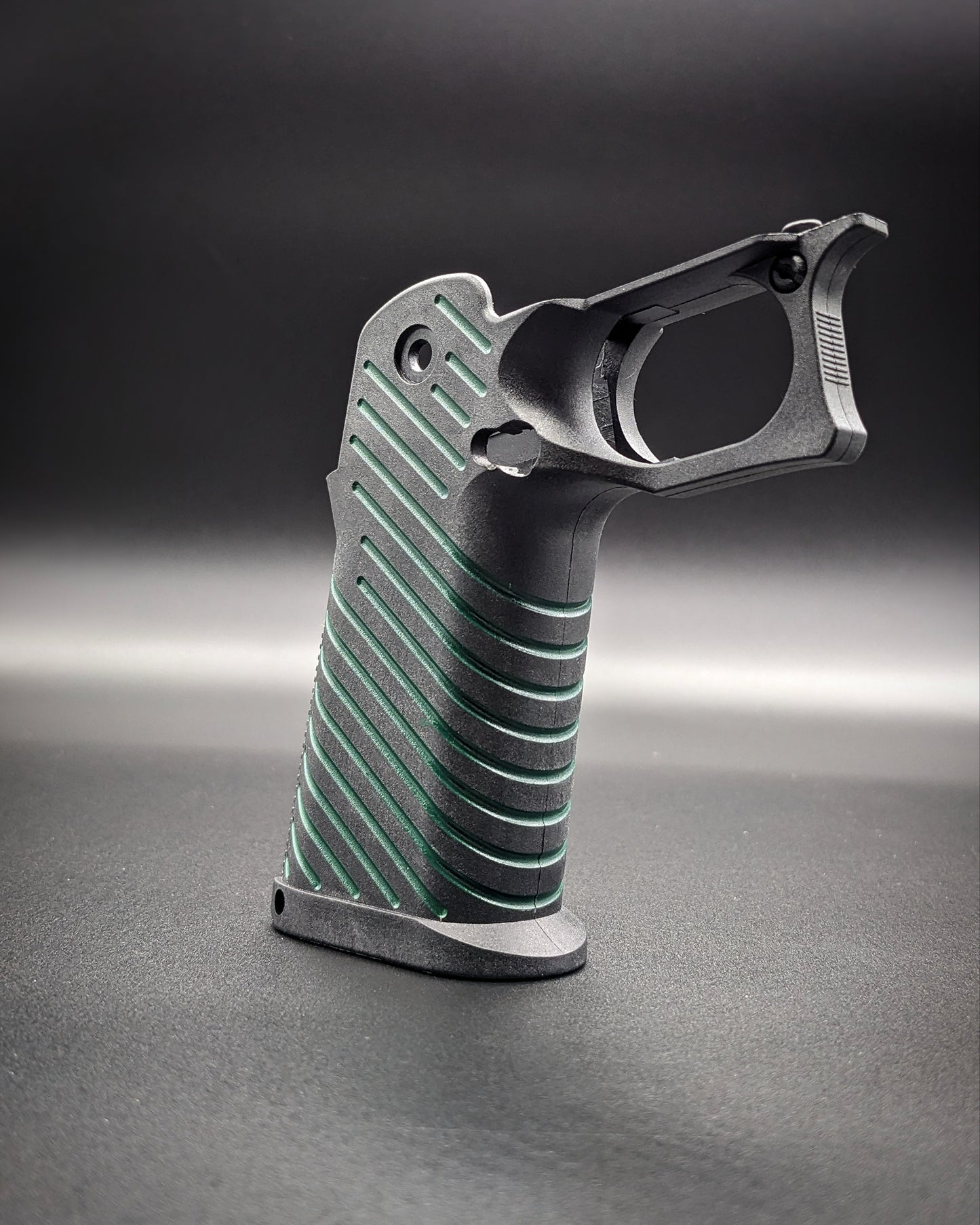 ICS 4.3/5.1 Hi-Capa Airsoft Grip - Stock (Green Lines)