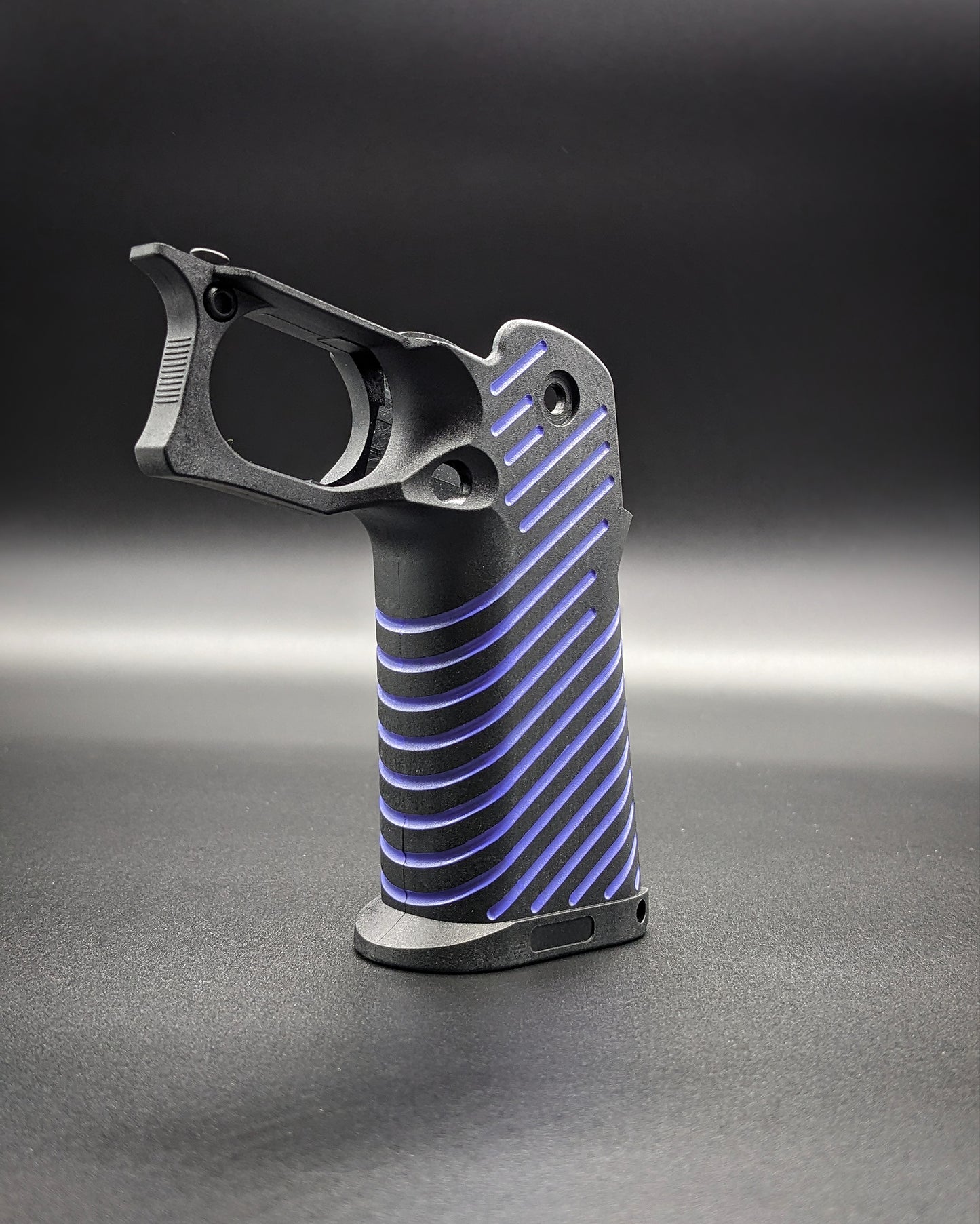 ICS 4.3/5.1 Hi-Capa Airsoft Grip - Stock (Purple Lines)