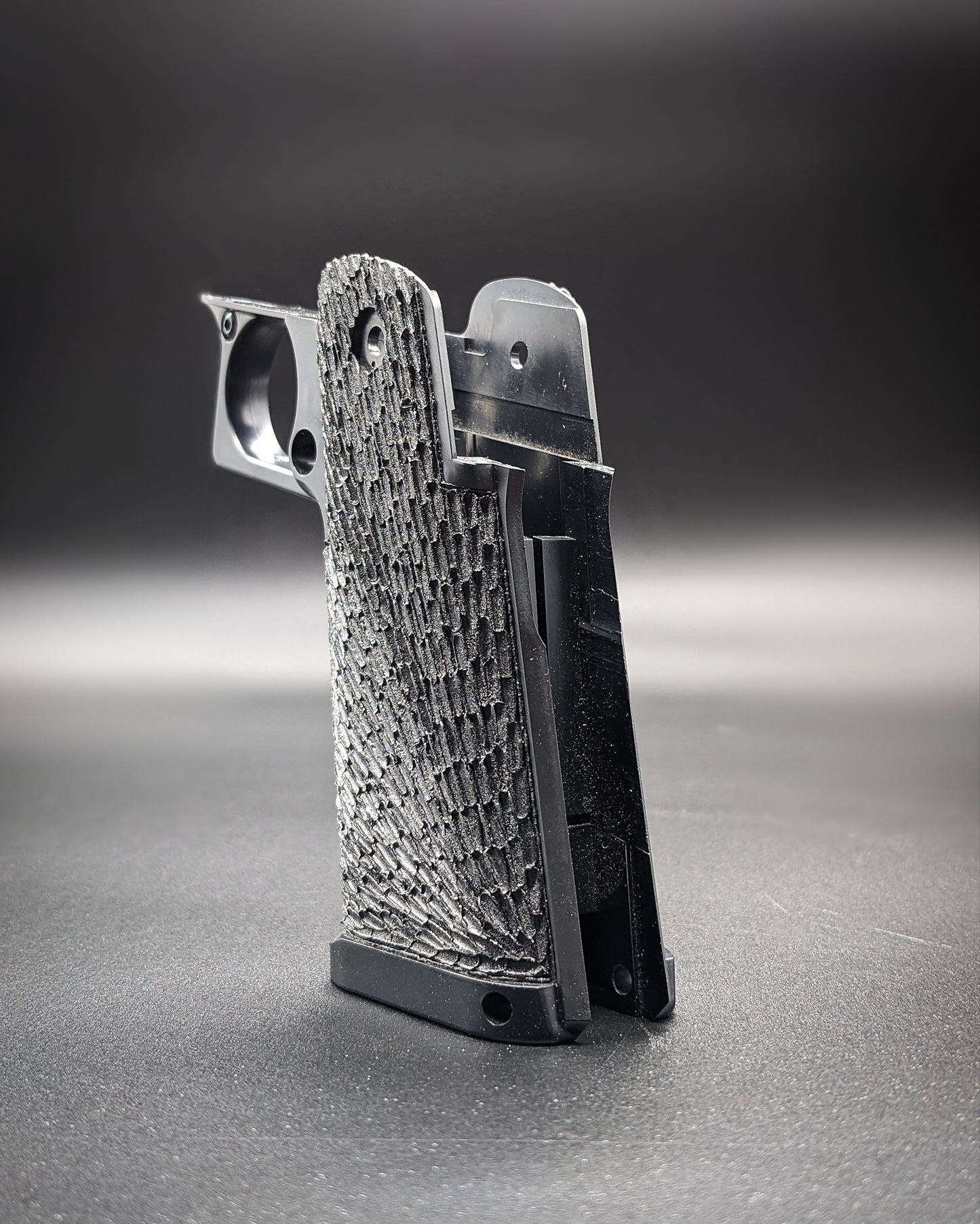 Stock TM Hi-capa 4.3/5.1 Airsoft Grip Stippled - Sol (No Hammer Spring Housing)