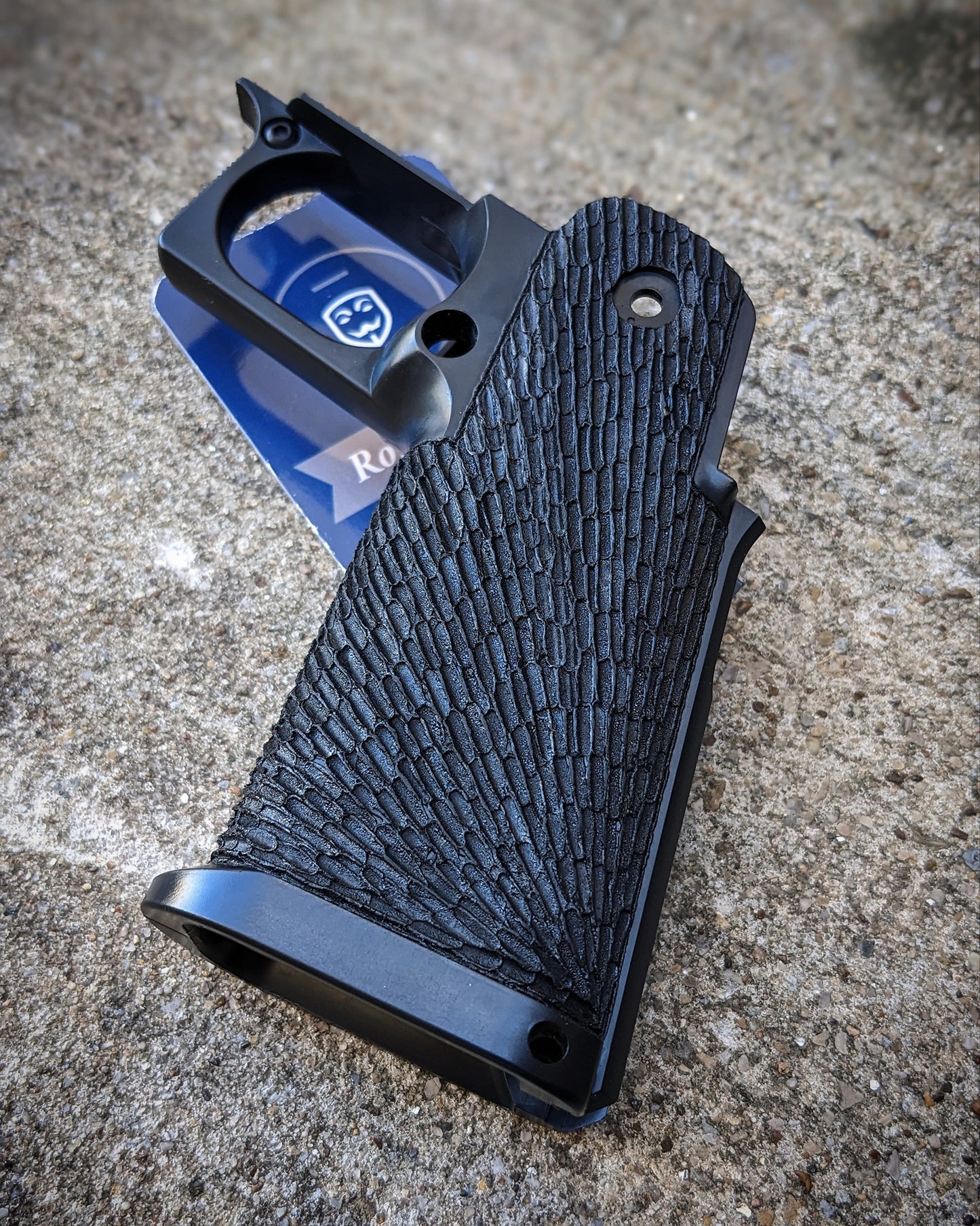 Stock TM Hi-capa 4.3/5.1 Airsoft Grip Stippled - Sol (No Hammer Spring Housing)