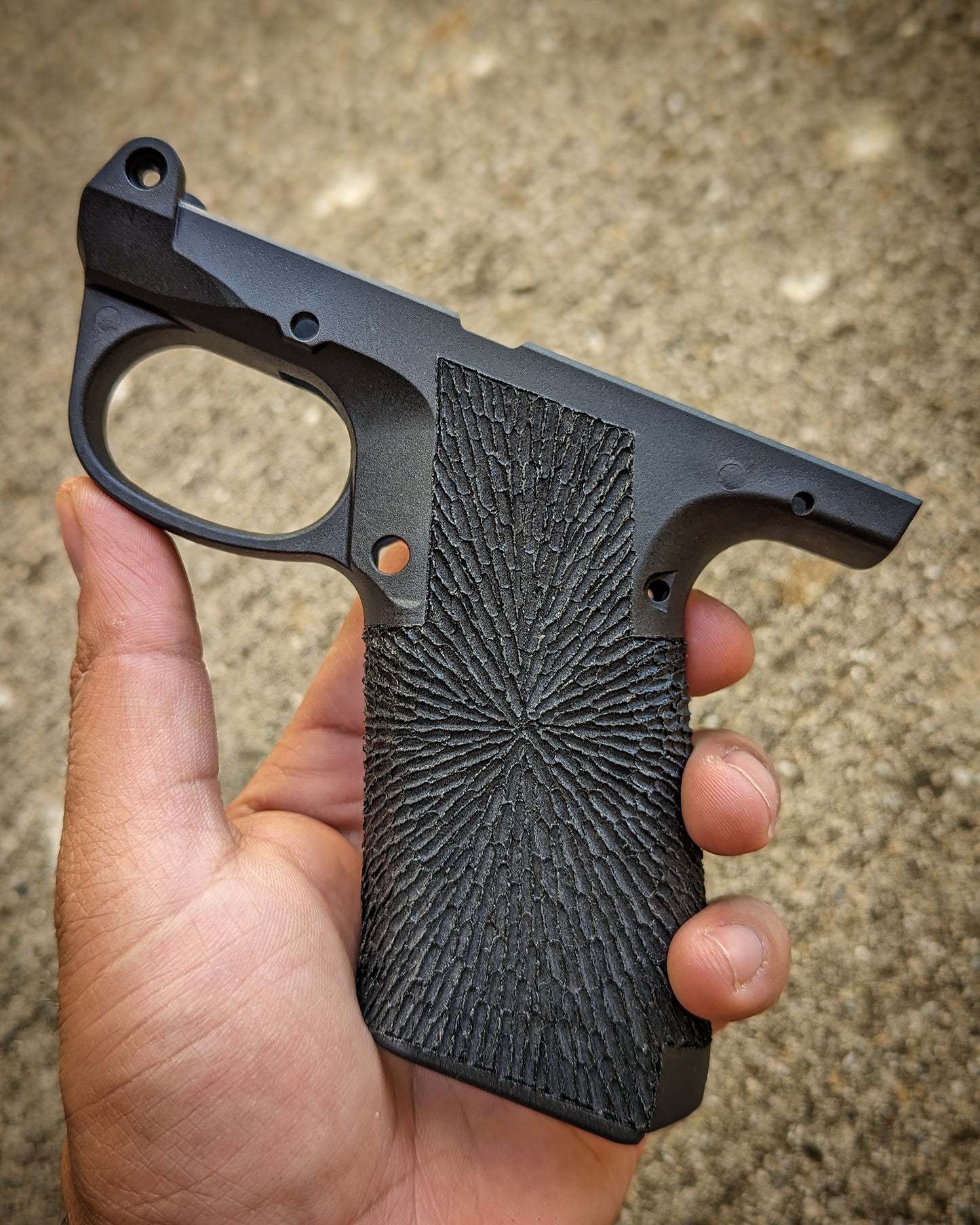 CTM Tac Action Army AAP-01 Grip Stippled- Out Burst Special (Full Stipple)