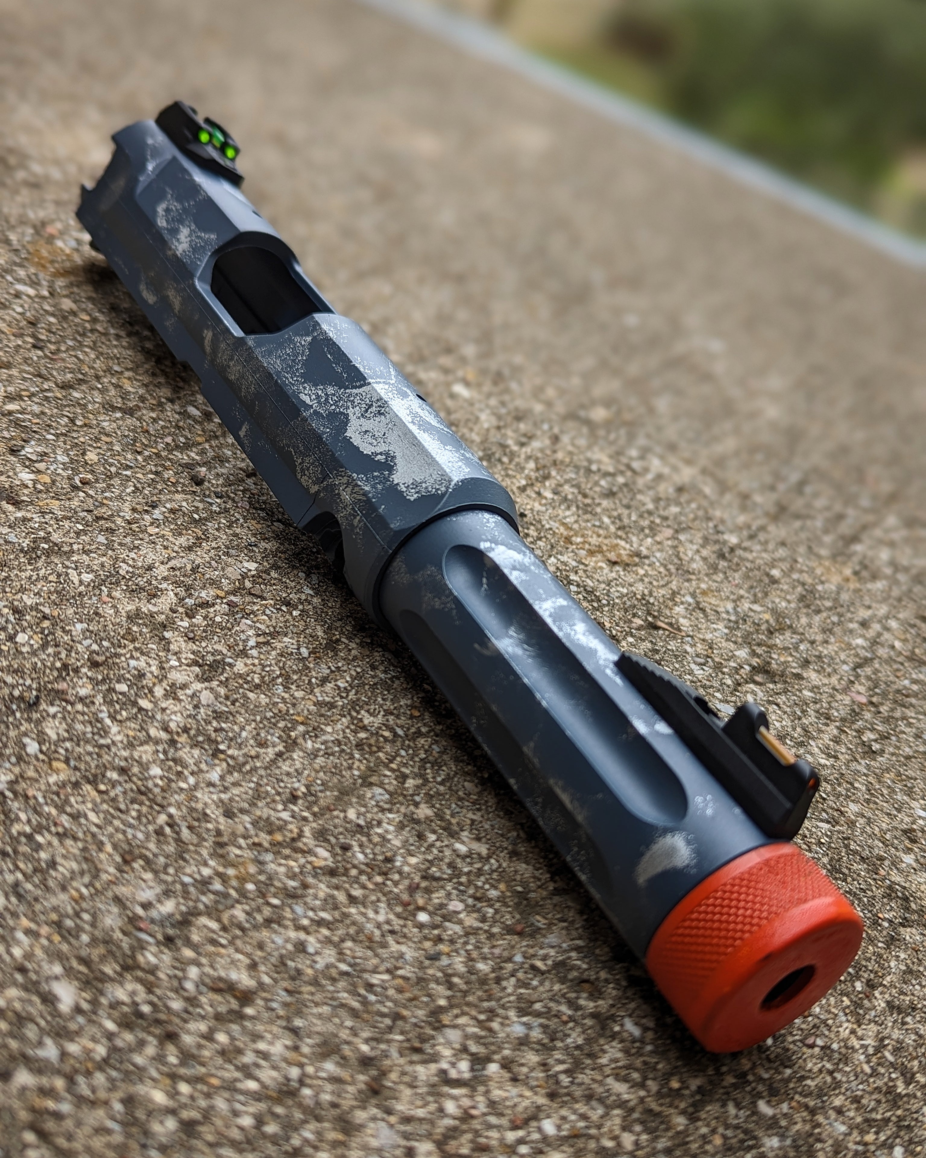 Action Army AAP-01 Custom Painted Upper - Blue Splash – roguecapa